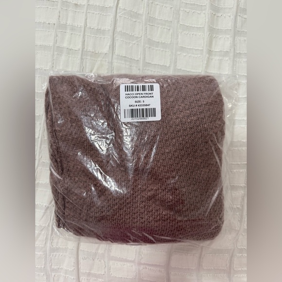 NWT Torrid Hacci cocoon light weight sweater cardigan 5 5X Deep Taupe - Picture 6 of 6